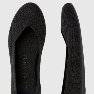 VGUC Black Honeycomb Rothy's 12 Flat Retired